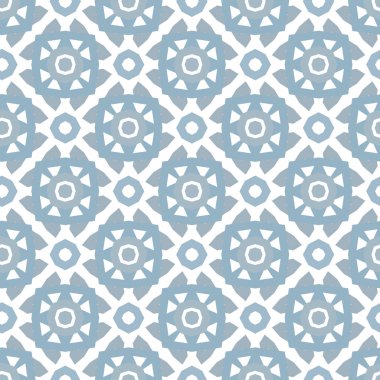 geometrik süsleme biçiminde kusursuz vektör deseni