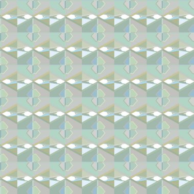 geometrik süsleme biçiminde kusursuz vektör deseni