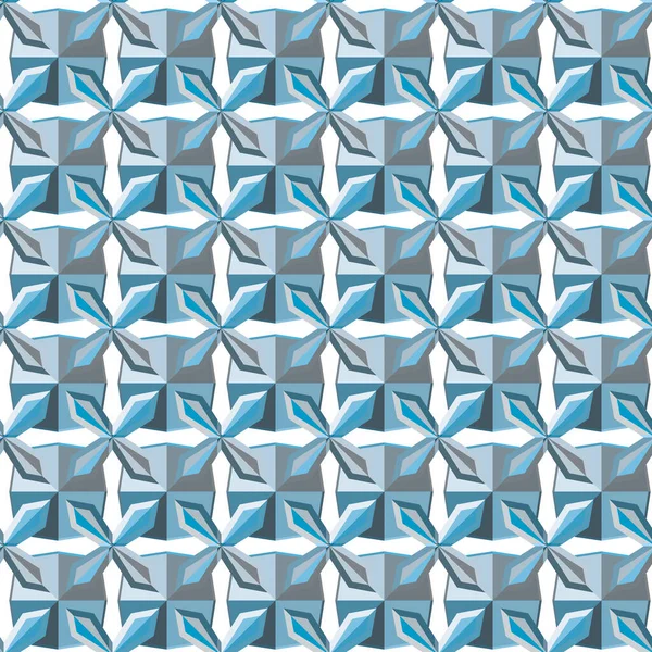 Patrón Ornamental Geométrico Sin Costuras Fondo Ilustración Abstracta — Vector de stock