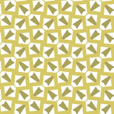 geometrik süsleme biçiminde kusursuz vektör deseni