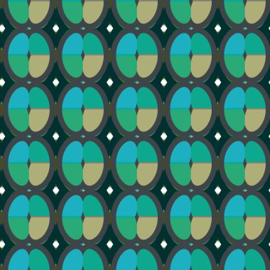 Modern geometrik vektör tasarımı, kusursuz desen çizimi