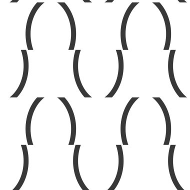 geometrik süsleme biçiminde kusursuz vektör deseni