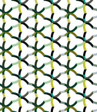 Modern geometrik vektör tasarımı, kusursuz desen çizimi