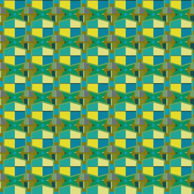 Modern geometrik vektör tasarımı, kusursuz desen çizimi