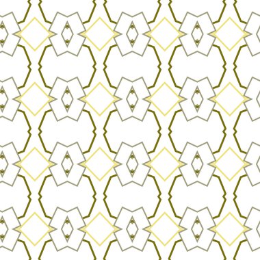 geometrik süsleme biçiminde kusursuz vektör deseni