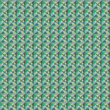 geometrik süsleme biçiminde kusursuz vektör deseni