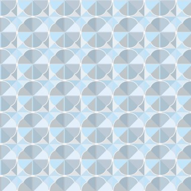 geometrik süsleme biçiminde kusursuz vektör deseni