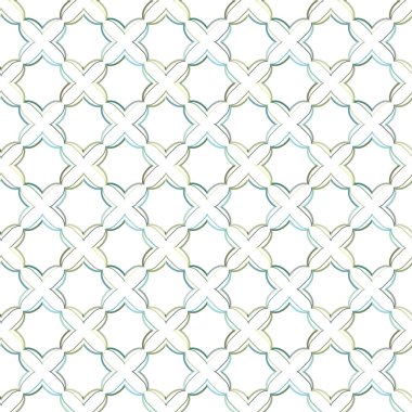 Modern geometrik vektör tasarımı, kusursuz desen çizimi