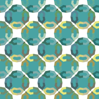 Modern geometrik vektör tasarımı, kusursuz desen çizimi