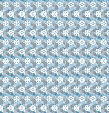 geometrik süsleme biçiminde kusursuz vektör deseni