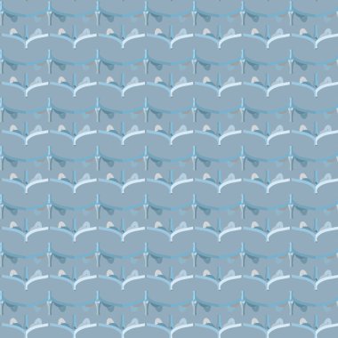 geometrik süsleme biçiminde kusursuz vektör deseni