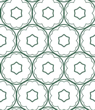 Modern geometrik vektör tasarımı, kusursuz desen çizimi