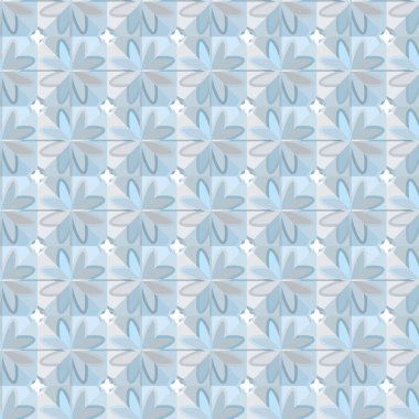 Modern geometrik vektör tasarımı, kusursuz desen çizimi