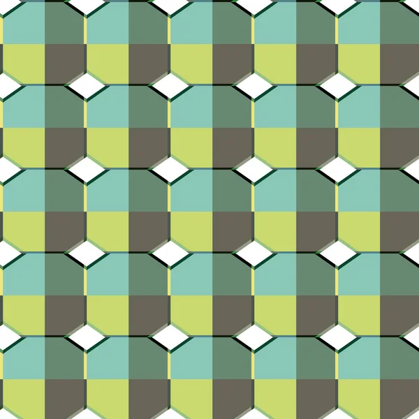 Naadloze vector patroon in geometrische ornamentale stijl — Stockvector