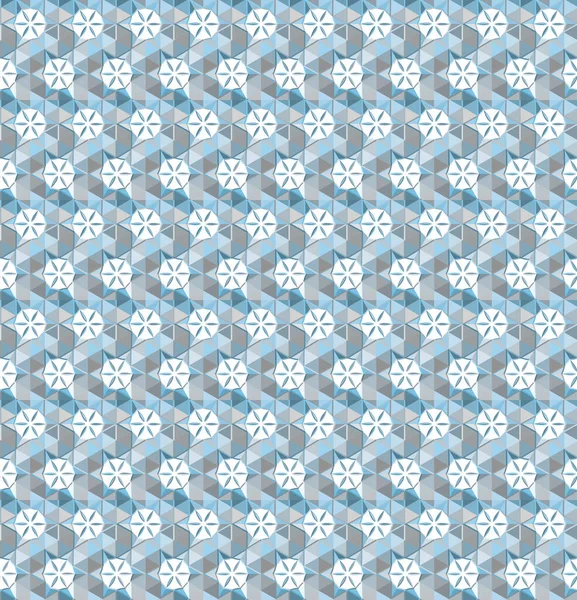 Motif vectoriel sans couture dans un style ornemental géométrique — Image vectorielle