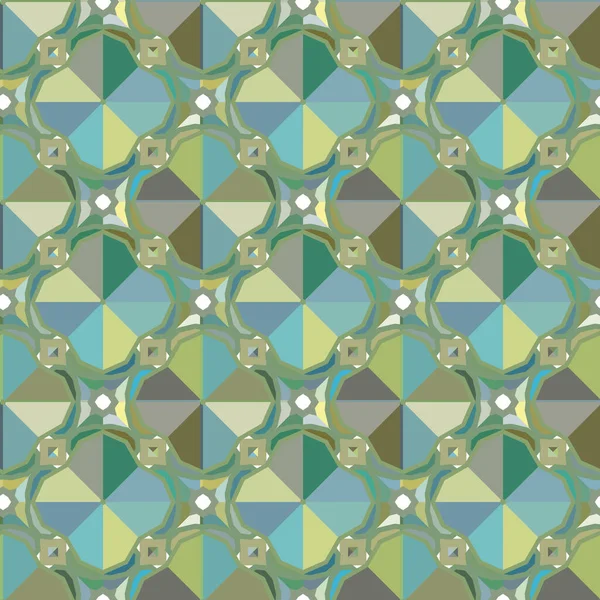 Motif vectoriel sans couture dans un style ornemental géométrique — Image vectorielle