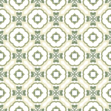geometrik süsleme biçiminde kusursuz vektör deseni