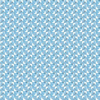 Modern geometrik vektör tasarımı, kusursuz desen çizimi