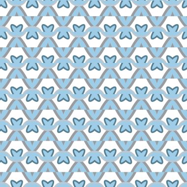 Modern geometrik vektör tasarımı, kusursuz desen çizimi