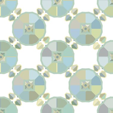 Modern geometrik vektör tasarımı, kusursuz desen çizimi