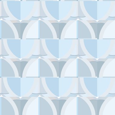 geometrik süsleme biçiminde kusursuz vektör deseni