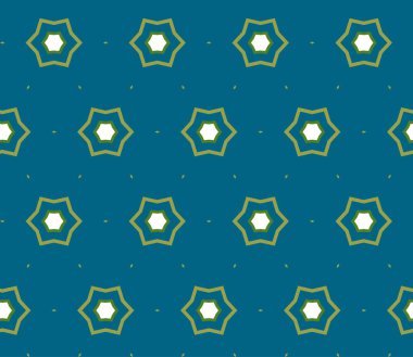 geometrik süsleme biçiminde kusursuz vektör deseni