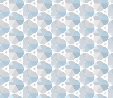 Modern geometrik vektör tasarımı, kusursuz desen çizimi