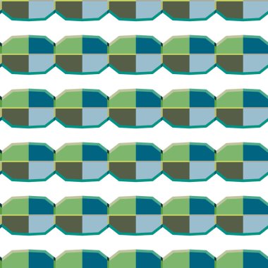 geometrik süsleme biçiminde kusursuz vektör deseni
