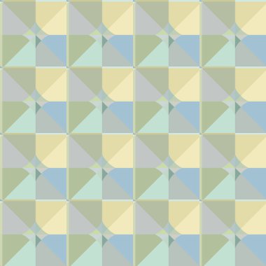 geometrik süsleme biçiminde kusursuz vektör deseni