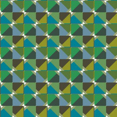 Modern geometrik vektör tasarımı, kusursuz desen çizimi