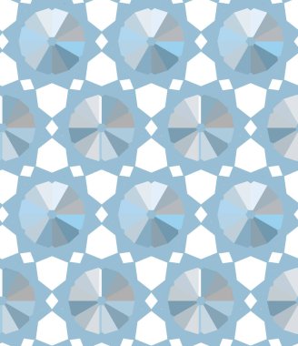 Modern geometrik vektör tasarımı, kusursuz desen çizimi