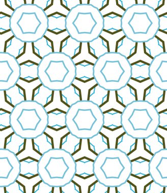 geometrik süsleme biçiminde kusursuz vektör deseni