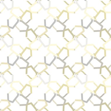 geometrik süsleme biçiminde kusursuz vektör deseni