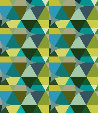 Modern geometrik vektör tasarımı, kusursuz desen çizimi