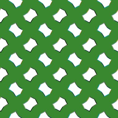 Modern geometrik vektör tasarımı, kusursuz desen çizimi