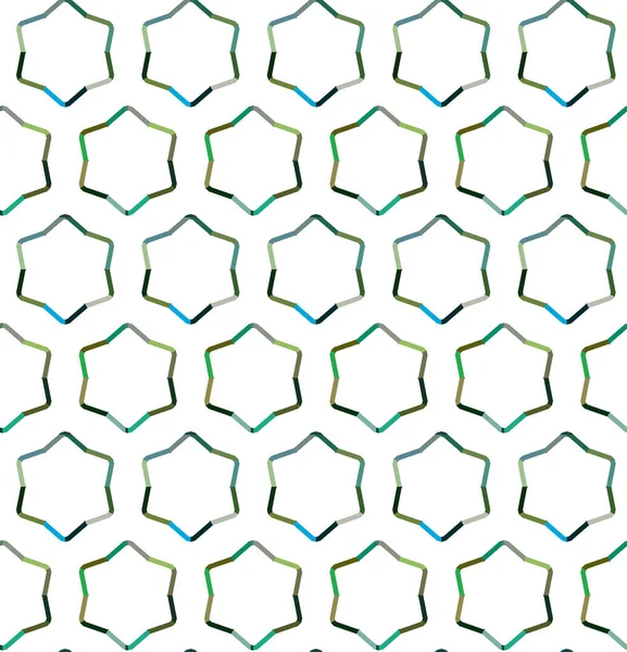 Patrón vectorial sin costuras en estilo ornamental geométrico — Archivo Imágenes Vectoriales