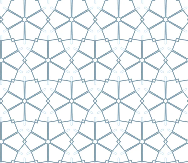 Nahtlose Geometrische Ornamentmuster Abstrakte Abbildung Hintergrund — Stockvektor