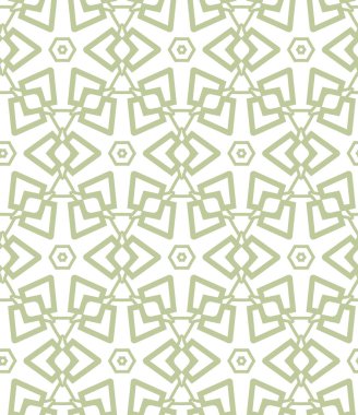 geometrik süsleme biçiminde kusursuz vektör deseni