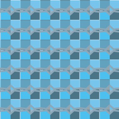 Modern geometrik vektör tasarımı, kusursuz desen çizimi