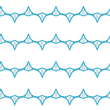 Modern geometrik vektör tasarımı, kusursuz desen çizimi
