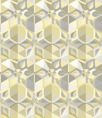 Modern geometrik vektör tasarımı, kusursuz desen çizimi