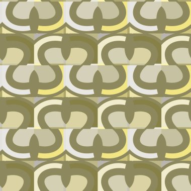geometrik süsleme biçiminde kusursuz vektör deseni
