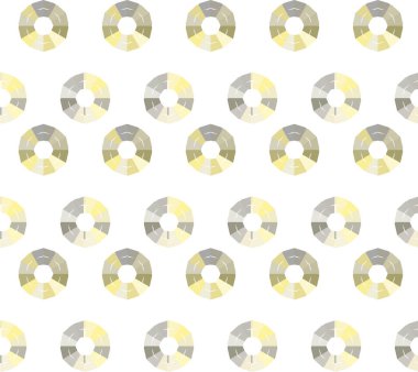 geometrik süsleme biçiminde kusursuz vektör deseni