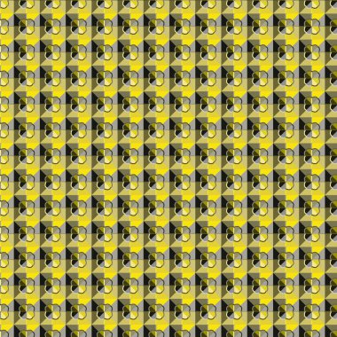 Modern geometrik vektör tasarımı, kusursuz desen çizimi