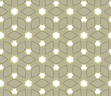 geometrik süsleme biçiminde kusursuz vektör deseni