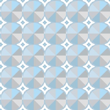 geometrik süsleme biçiminde kusursuz vektör deseni