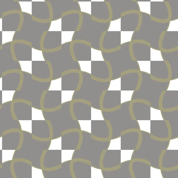 Naadloze vector patroon in geometrische ornamentale stijl — Stockvector