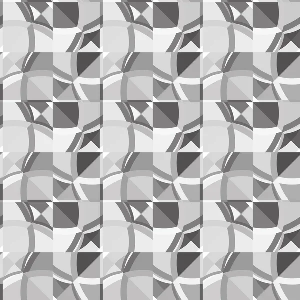 Naadloze vector patroon in geometrische ornamentale stijl — Stockvector