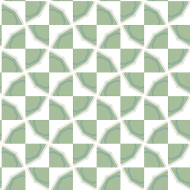 geometrik süsleme biçiminde kusursuz vektör deseni