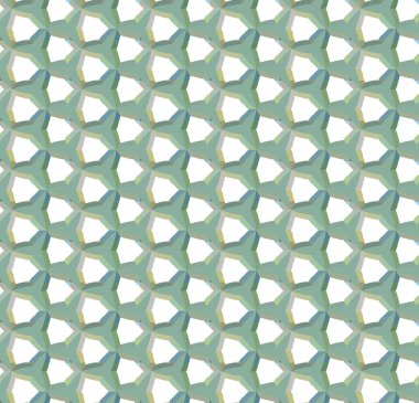 geometrik süsleme biçiminde kusursuz vektör deseni